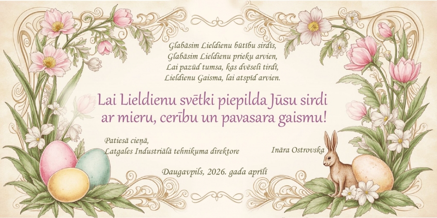 Priecīgas Lieldienas!