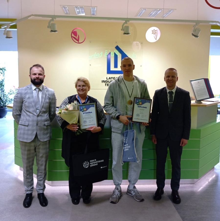 1. vieta konkursā “Matemātikas ķēriens 2026”