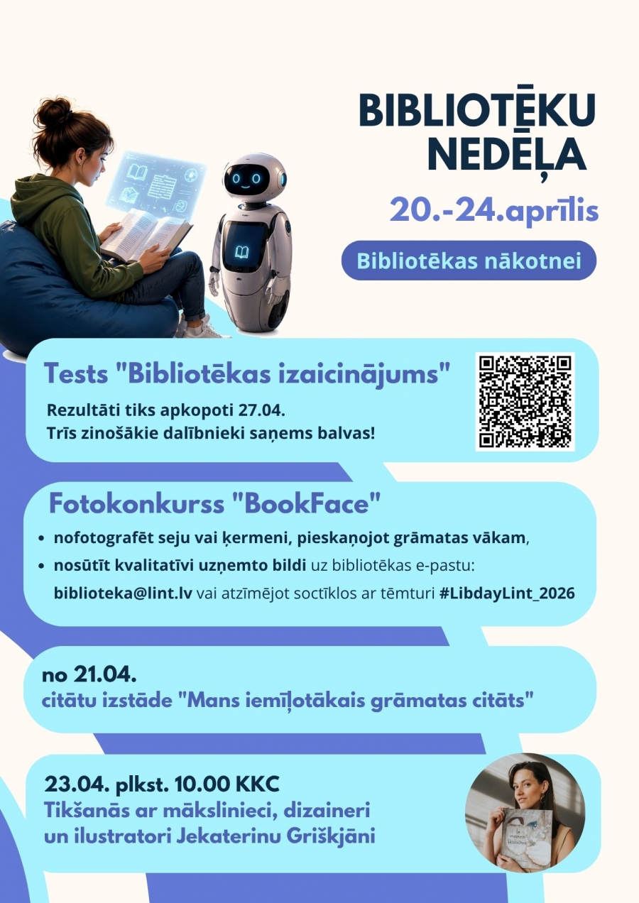 Bibliotēku nedēļa 20.-24.aprīlis