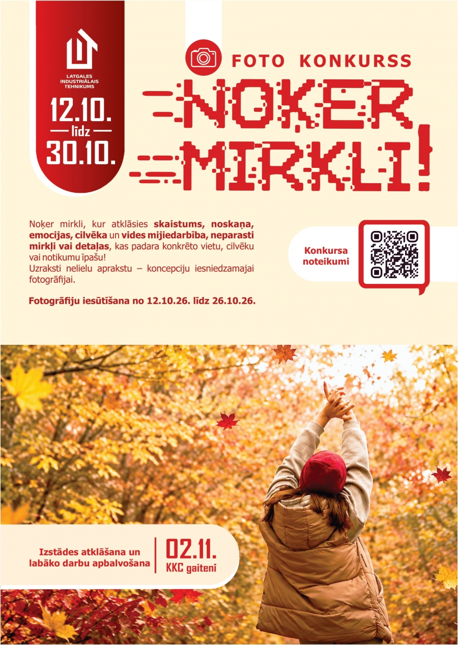 Foto konkurss "Neķer mirkli!"