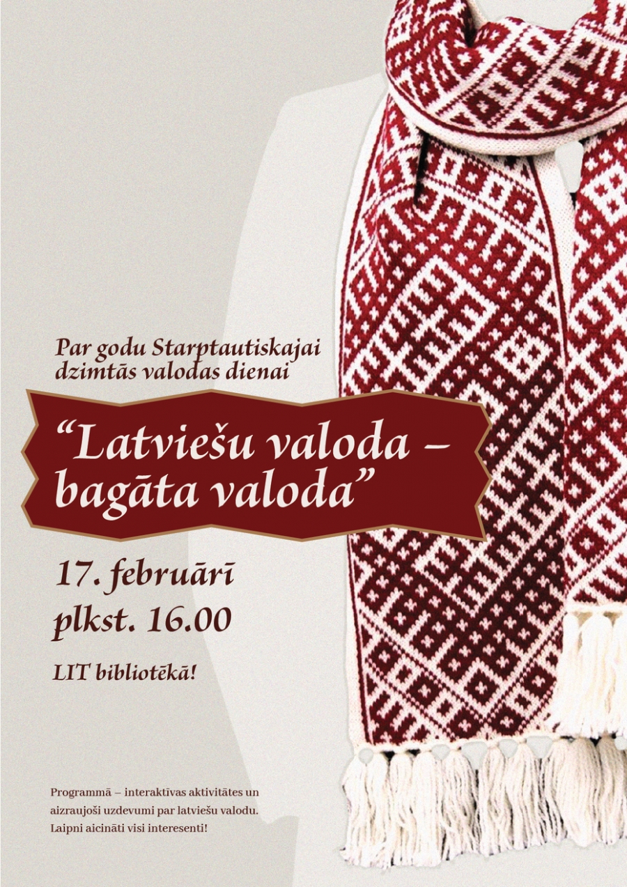 Latviešu valoda - bagāta valoda