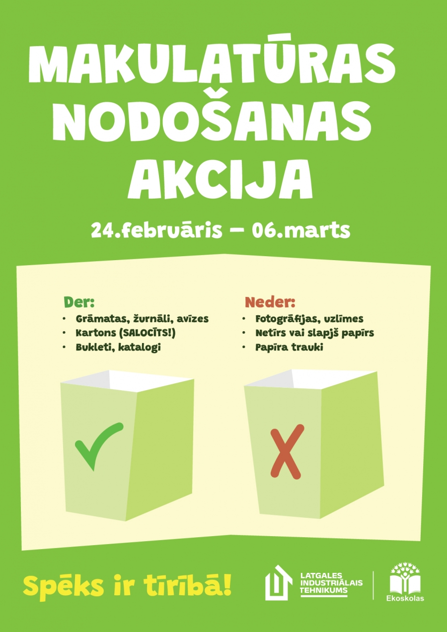 Makulatūras nodošanas akcija