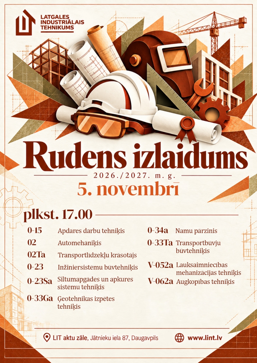 Rudens izlaidums 2026.2027. m.g.