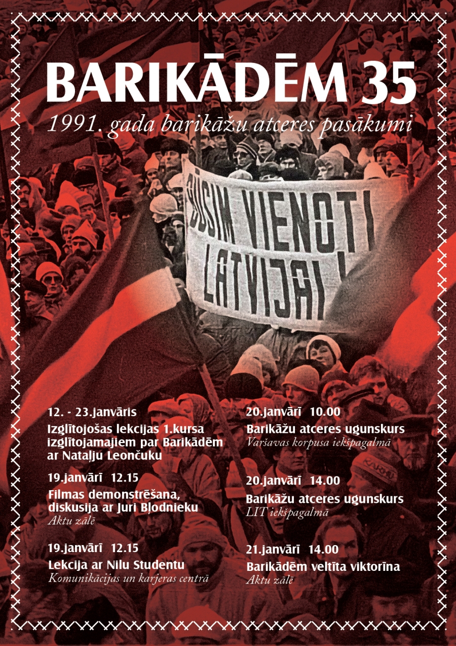 Barikādēm 35!