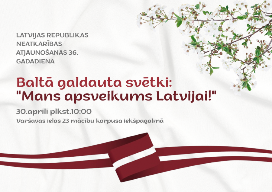 Baltā galdauta svētki: "Mans apsveikums Latvijai!"