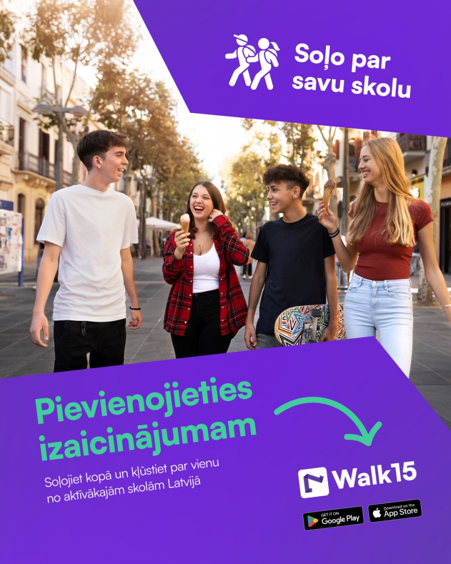 Pievienojamies akcijai "Soļo par savu skolu"!